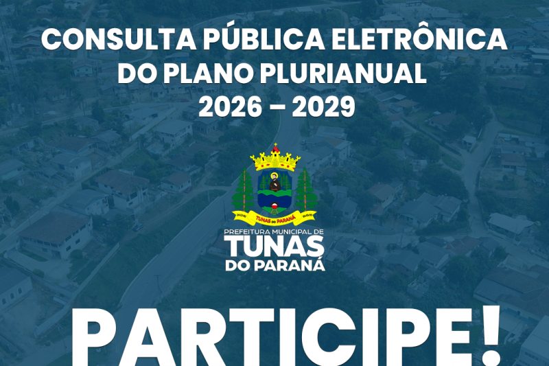 Consulta Pública Eletrônica  Do Plano Plurianual   2026 – 2029